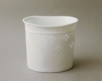 Dansk Willow Candle Holder Porcelain Rice Willowlight Gunnar Cyren Mid Century