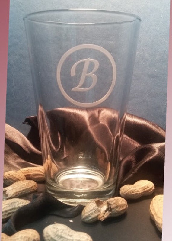 Etched Pint Glass Etched Pint Personalized Glass Engraved