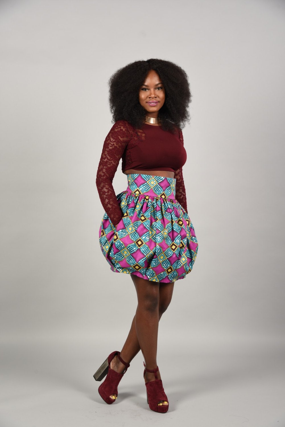 african short skirt