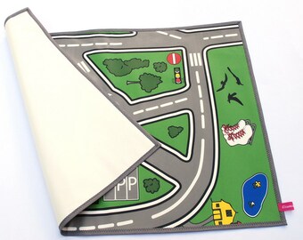 oilcloth placemat / time base / desk pad