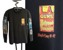 l.a. guns hollywood vampires t shirt