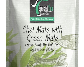 16 oz. Chai Mate with Green Mate Loose Tea with Free Tea Infuser
