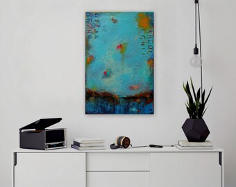 Items similar to Wall Art, Wall Decor, Original Painting, Canvas