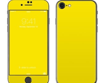 Solid Yellow - iPhone 7/7 Plus Skin - Sticker Decal