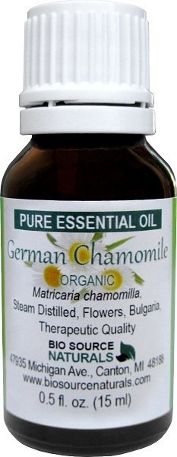 Blue German Chamomile Pure Essential Oil Organic 1 fl oz