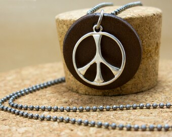 Men Necklace - Men Silver Necklace - Men Vegan Necklace - Men Jewelry - Men Gift - Boyfriend Gift - Husband Gift - Guys Necklace - Guys Gift