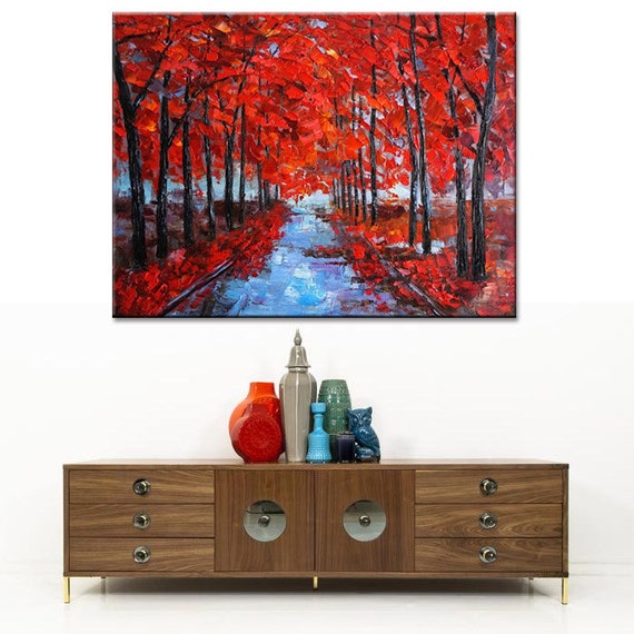 Large Art Canvas Art Oil Painting Landscape by GeorgeMillerArt