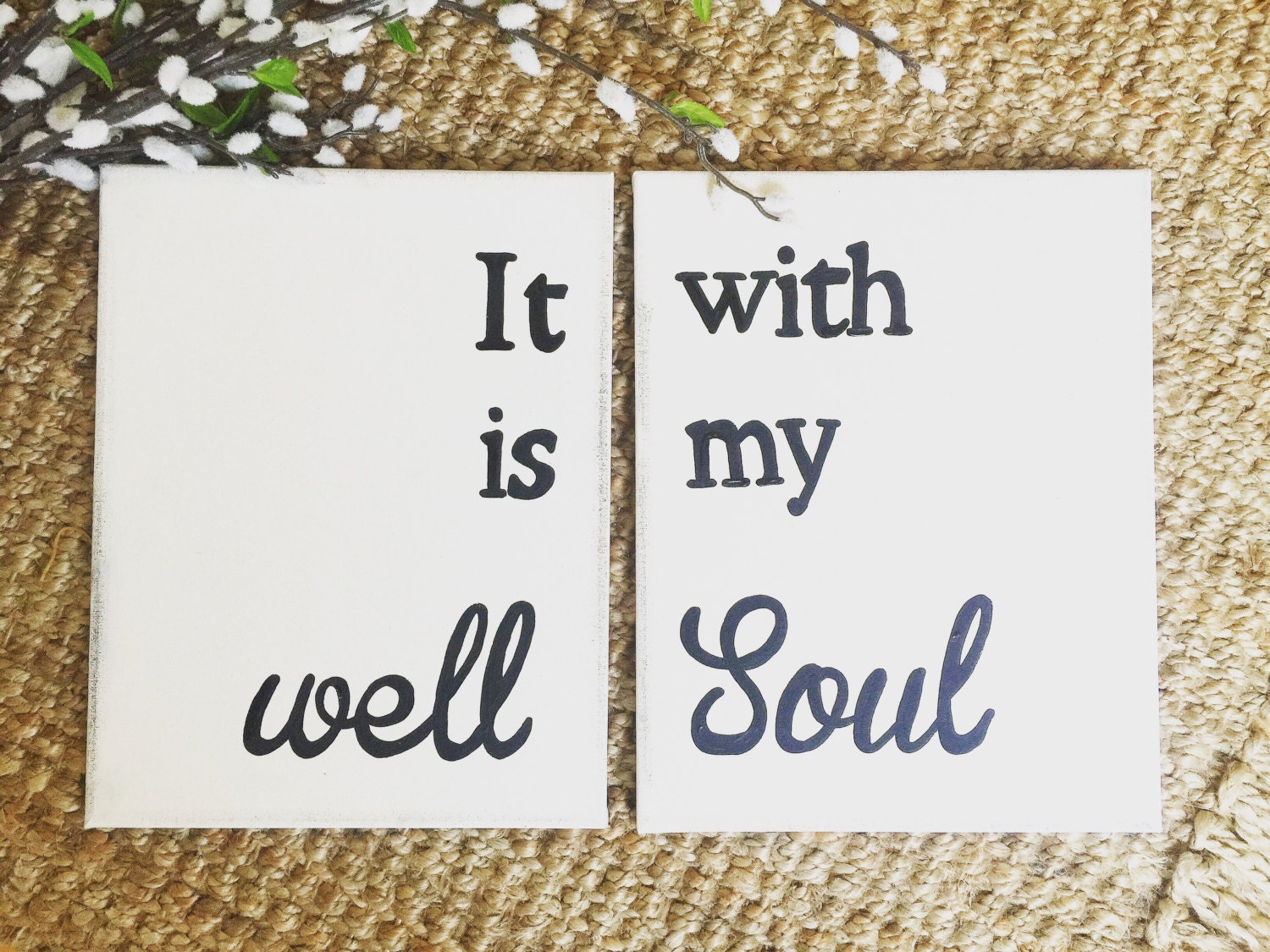 It is well with my Soul hymn art hymn print bible verse