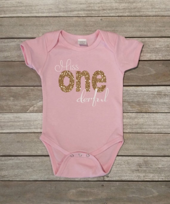 Items similar to Miss ONEderful birthday onesie, 1st birthday outfit