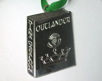 Outlander Series Book Ornament - Comes with Velvet Pouch and Ribbon - Awesome Gift!