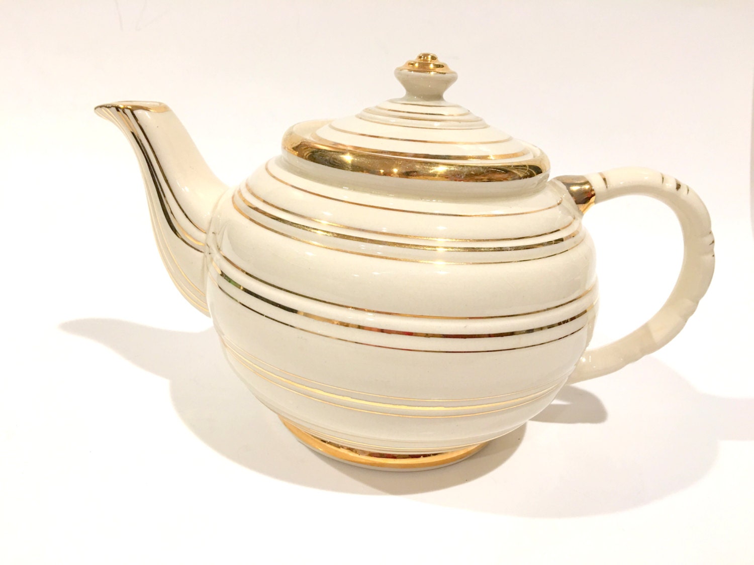 Sadler Teapot, Gold Teapot, Sadler Teapots, Vintage Teapots, Antique