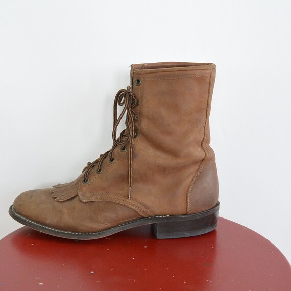 laredo boots lace up