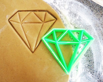 3D Printed Geometric Diamond Cookie Cutter