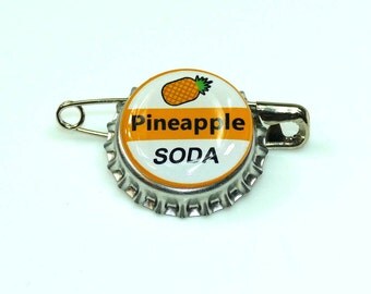 Disney UP PINEAPPLE SODA bottle cap pin