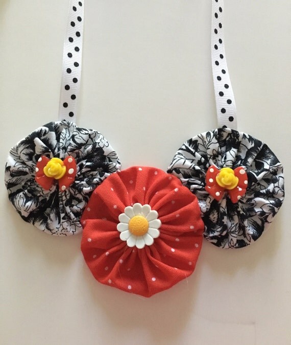 Yo yo necklace yoyo necklace by Bowsbandsandbabies on Etsy