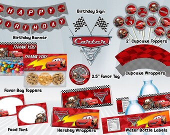 Disney Cars Printable Party Package