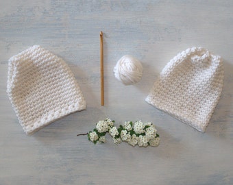 Newborn Beanie Pattern Crochet Baby Hat Pattern Easy Baby Hat Pattern DIY Baby Shower Gift Crochet Hat Pattern - Sugar Sprout Baby Hat P162