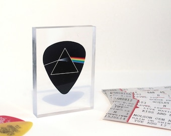 Pink Floyd 'Dark Side of the Moon' Clear Printed Acrylic Token - Gift Ideas // Small Gifts // Unique // Rock // Album