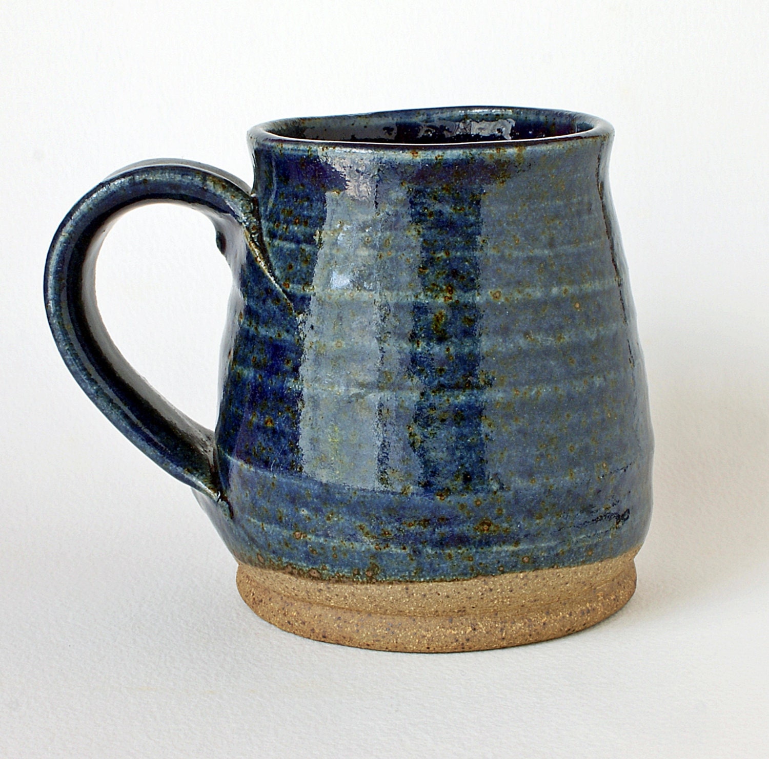 Blue Pottery Tankard Patricia Sutcliffe Pottery Cornish