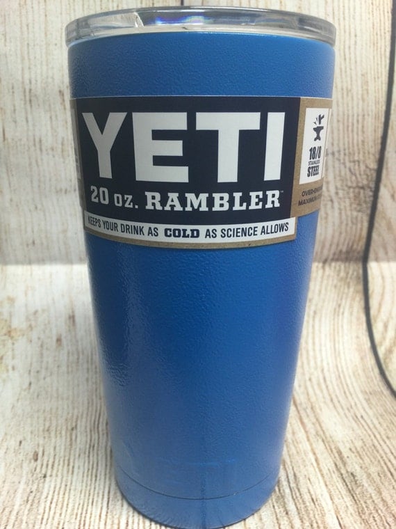 Colored YETI tumbler Powder coated 20oz Yeti by housesensations