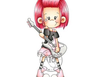 Digital Stamps - Rock Princess
