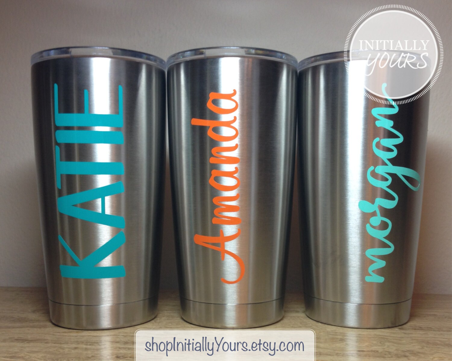 Personalized Decal for Yeti Custom Name Vinyl Stickers for