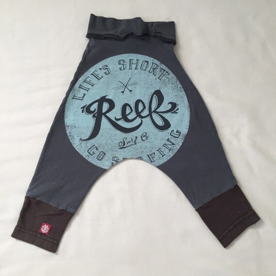 Eco Friendly Harem Shorts 18month3t Unisex by refugemountain
