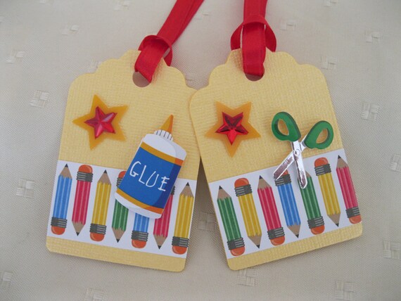 items similar to 14 school gift tags graduation gift tags