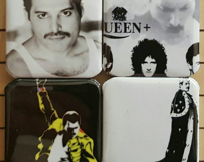 Button Pins, Band Pins, Queen, Queen Art, Pins, Freddy Mercury