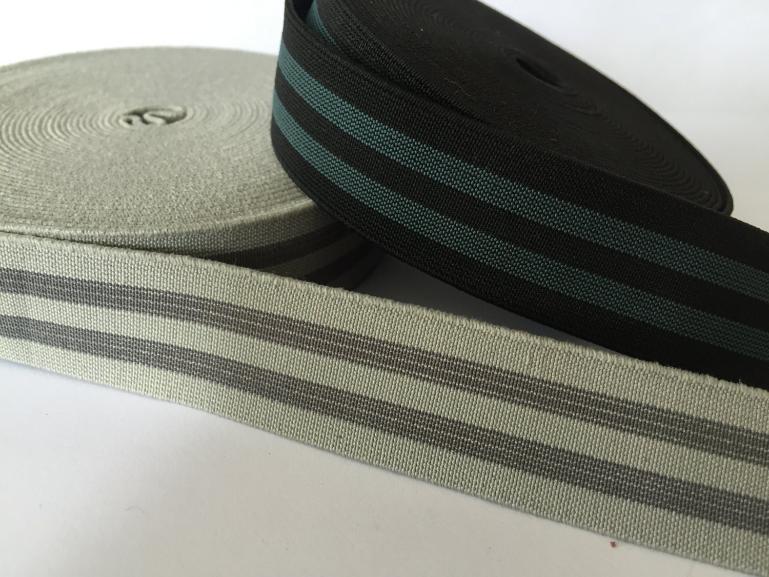 1 in wide striped elastic by NoaElastics on Etsy