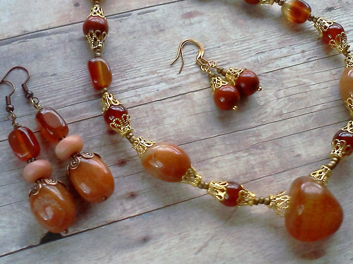 Carnelian Gemstone Jewelry Handmade Gemstone Jewelry