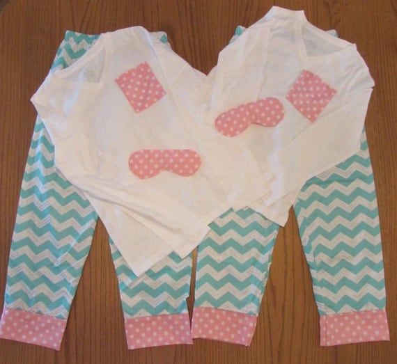 Slumber party full pajama set for girls in 19 different prints / package order 4,6,8,10 pairs size 2T to 16 girl
