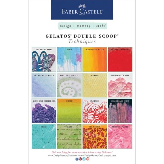 sale faber castell gelatos color chart by lakehousecraftsupply gelatos color chart