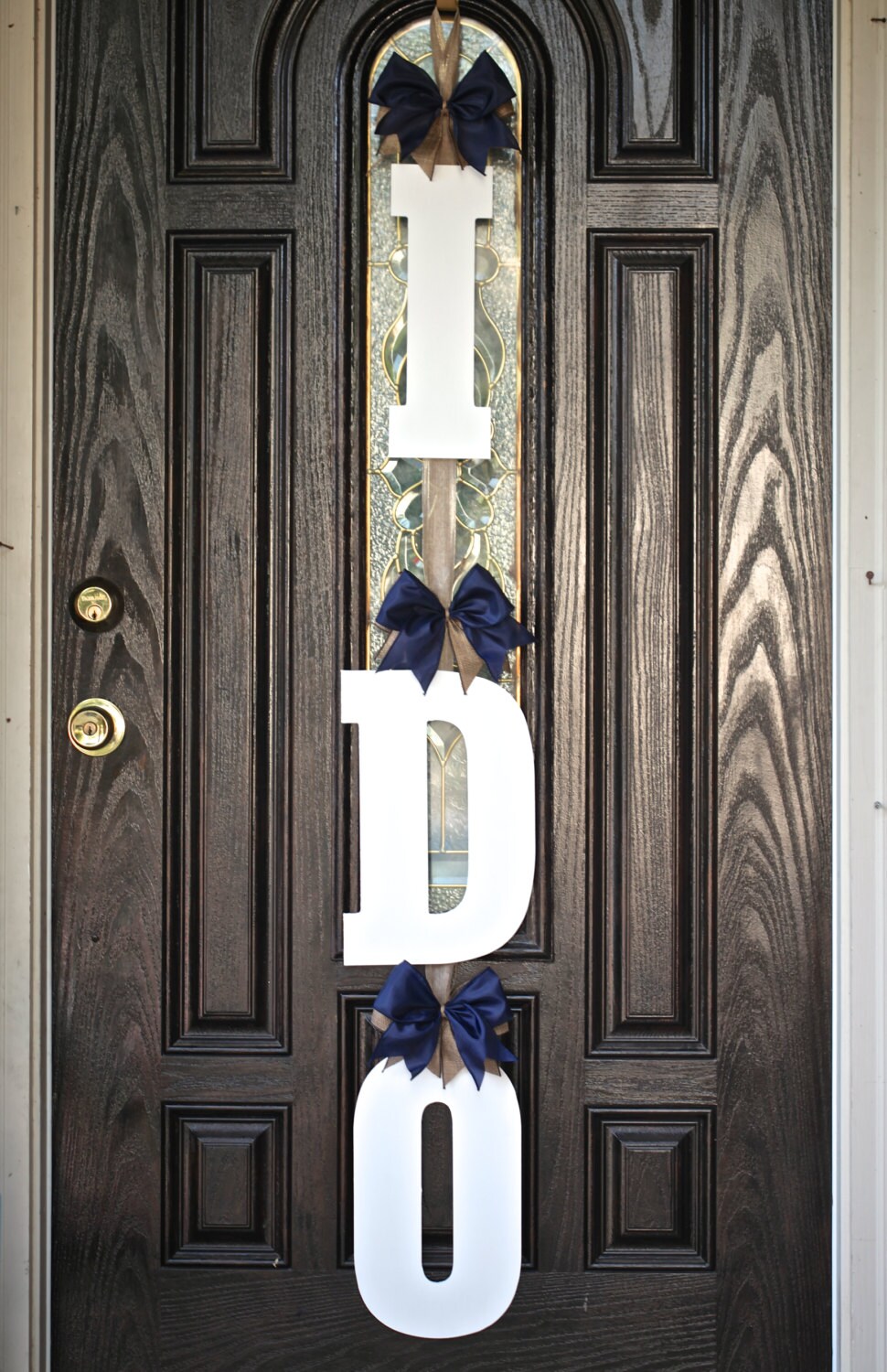 I DO Bridal Shower Door DecorationI DO Wooden Door