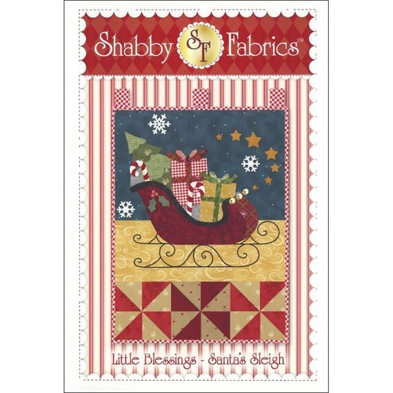 pattern little blessings santa s sleigh by gardensongfabrics pattern little blessings santa s sleigh by gardensongfabrics