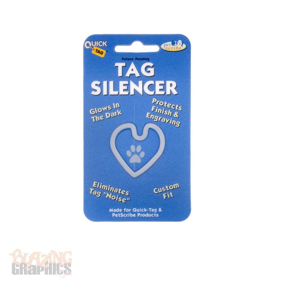 Heart Shaped Pet tag Silencer Pet Id Tag Protector