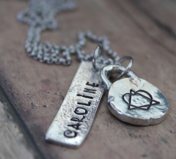 Adoption Symbol Necklace Personalized Adoption Necklace