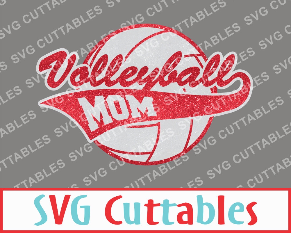 Download Volleyball Mom SVG set of 16 family names Vector by ...