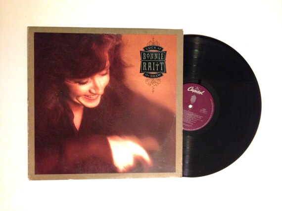 Super Rare Bonnie Raitt Luck Of The Draw LP Album 1991