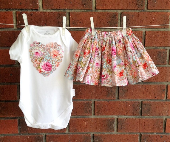 baby skirt blouse