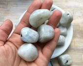 Bulk Rainbow Moonstone Timbled- Large Rainbow Moonstone Tumbled Stones- Tumbled Grmstones-Reiki Healing-Metaphysical Crystals
