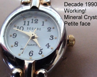 decade quartz watch Etsy Decade   watch