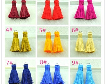 Black Color Traditional Red Embroidered Tassel 200 x 100 S300013 main image 1