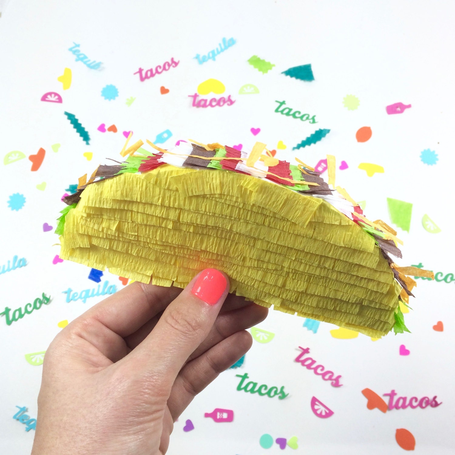 Mini Taco Pinata Cinco de Mayo Decoration Taco Party