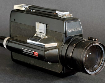 Honeywell Elmo Super Filmatic 104 Super 8 Movie Camera w 8.5-34mm f1.8 Fast Lens