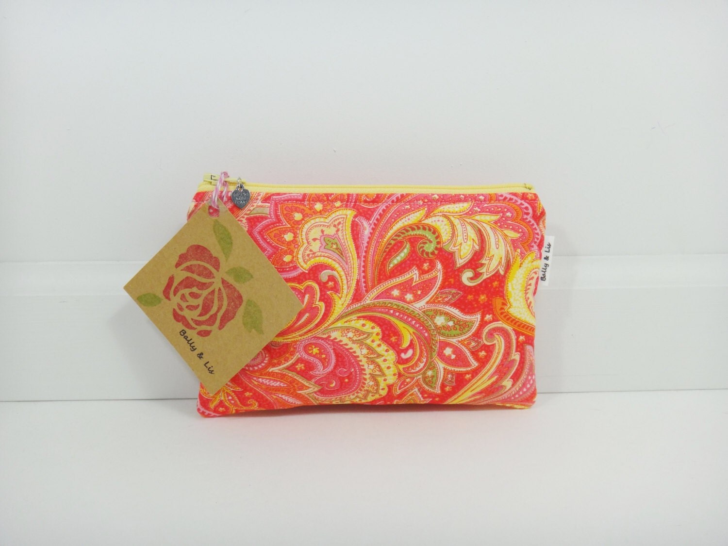 Bali Small Cosmetic Bag Small Pouch Makeup Bag Small Pouch