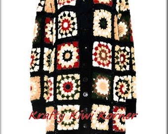 Granny square dress | Etsy