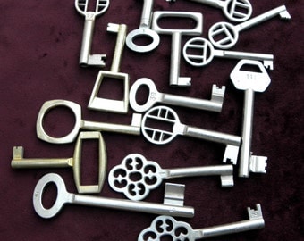 15 pieces wedding thank you vintage skeleton keys Steampunk