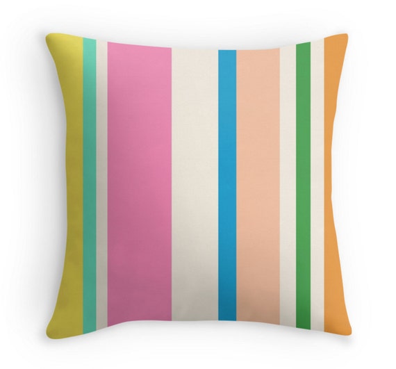 Multi Color Stripes - Decor Pillow