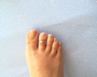 Duo Bagues De Pieds Réglables Acier Inoxydable Rosé